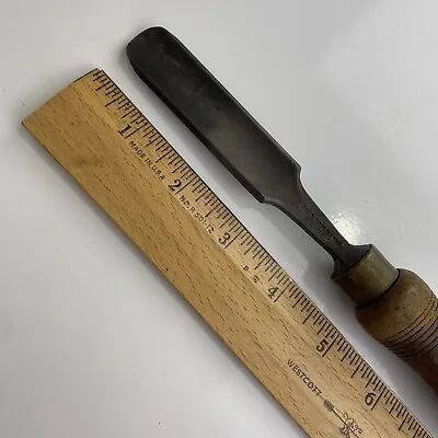 Mclelland Sheffield Cast Steel Tang Gouge Chisel 3/4 Inch Wood Carpentry Antique • $21.99