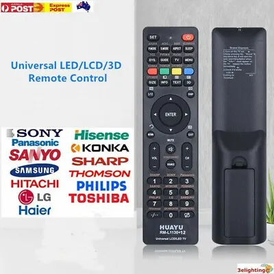 $5.99 • Buy Universal TV Remote Control LCD/LED For Sony/Samsung/Panasonic/LG/TCL/Soniq AUS