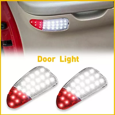 Pair LED Door Courtesy Lights For 1997-1999 Ford F-250 White Red Car Accessories • $17.99