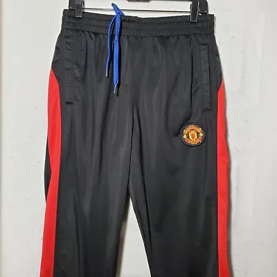 Manchester United Pants Men's Medium Football Soccer Graphic Logo Track  • $29.97