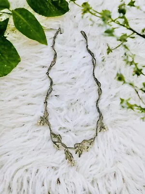 Michael Michaud Wisteria Necklace With Makers Mark Nature Theme • $275