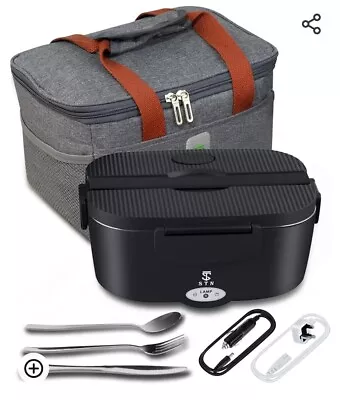 Portable Electric Heating Lunch Box 12V 24V Bento Travel Food Heater Car Plug • £20