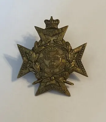The Duke Of Cambridge's Own (Middlesex Regiment Volunteers) Q.V.C. Cap Badge. • £14.99