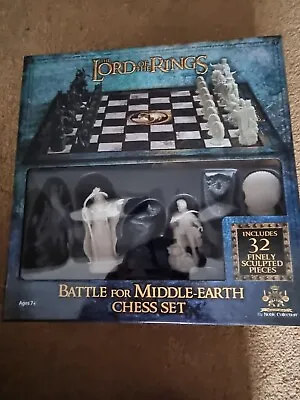 The Lord Of The Rings Battle For Middle Earth Chess Set Noble Collection • £30