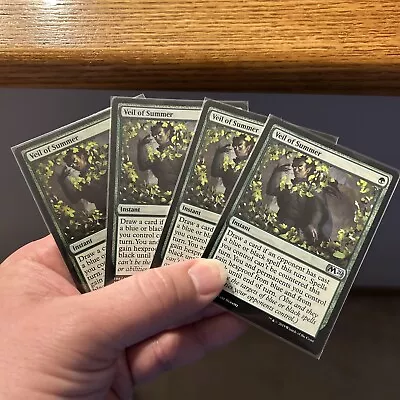 MTG - 4XVeil Of Summer X4 - Core Set 2020 #198 - UC • $19.99