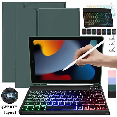 Backlit Bluetooth Keyboard Case Cover Mouse For IPad 10th 9/8/7/6th Gen Air Pro • $42.99