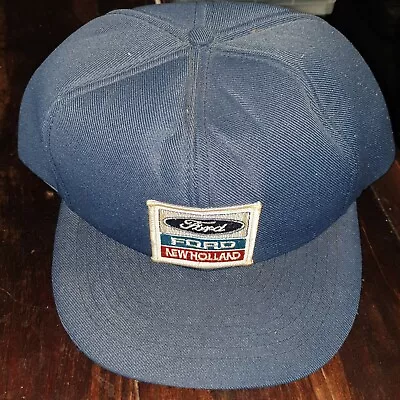 VINTAGE Ford New Holland Hat - STATESIDE CAP - Snapback Trucker Cap • $77.99