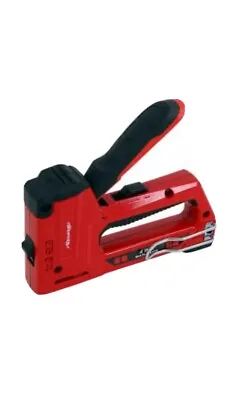 Heavy Light Duty 4 In 1 Staple Brad Nail Gun High Low Power Cable Tacker Staples • £14.99