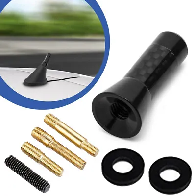 1.3 /3.5cm Universal Carbon Fiber Screw Aluminum Car Short Radio Signal Antenna • $9.99