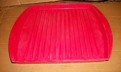 Vintage Miracle Ware Red Microwave Bacon Rack/Tray • $20.99