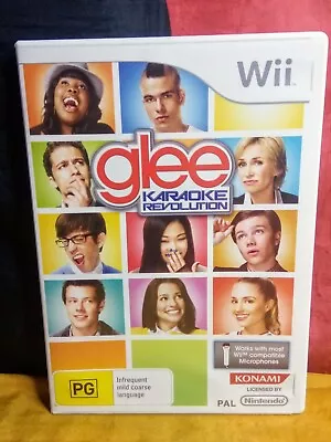 Glee Karaoke Revolution (Nintendo Wii PAL 2010 Konami) - Includes Manual • $12.95