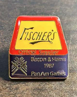 🔴  Vintage Fischer's Pan Am Games Indianapolis 1987 Pin 1  X 1  BP2 • $6.01