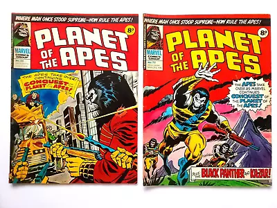 PLANET OF THE APES # 68 And 72 (Marvel Weekly 1976) • £2.99