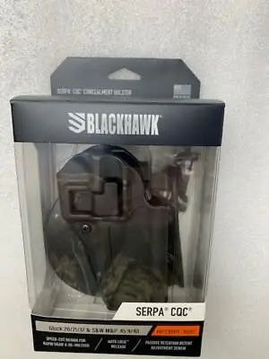 **Blackhawk SERPA CQC Holster-Fits Glock 20/21/37-S&W M&P .45-Matte Black-NIB** • $27