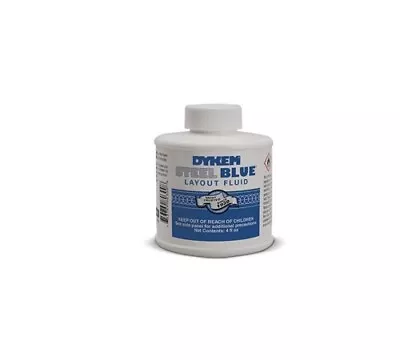 Dykem Steel Blue Layout Fluid #80300 4oz Brush In Cap 4pc Free Shipping • $82