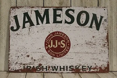 Jameson Irish Whiskey Tin Metal Poster Sign Whisky Bar Man Cave Rustic Style XZ • $10.97