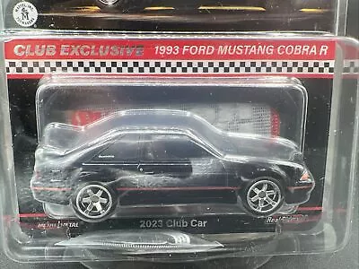 💙 2023 Hot Wheels BLACK 1993 FORD MUSTANG COBRA R Membership Car Redline Club • $49.99