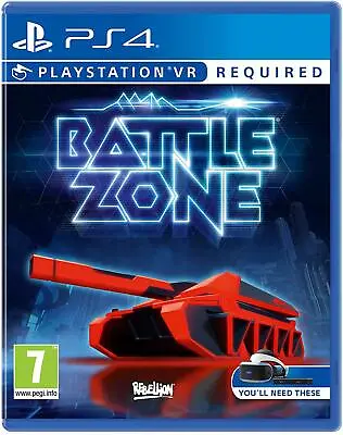 PS4 Battlezone VR Required Playstation 4 PSVR EXCELLENT Condition TANKS CAMPAIGN • $41.38