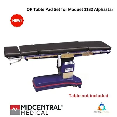 Midcentral Medical OR Table Pad Set For Maquet 1132 Alphastar (Multiple Sizes... • $775