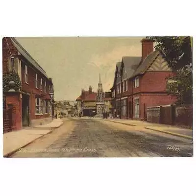 WALTHAM CROSS The London Road Old Postcard By Knight Unposted C1919 • £5.99