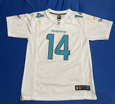 Nike On Field Miami Dolphins Landry Jersey Football Youth Large White #14 NFL • $0.99