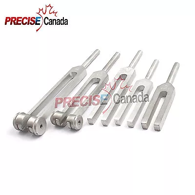 PRECISE CANADA Medical Tuning Fork 5 Pcs Set Made Of Aluminum • $15.05