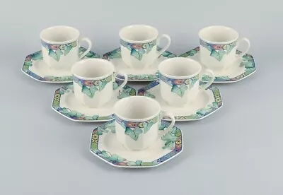 Villeroy & Boch Germany. Six-person  Pasadena  Porcelain Coffee Service. • $370