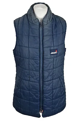 MUSTO Blue Vest Gilet Size S • £9.18