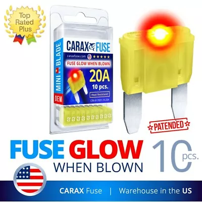 Fuse MINI Blade 20 AMP LED Indicator GLOW WHEN BLOWN Easy Identify Smart Fuse • $19.90