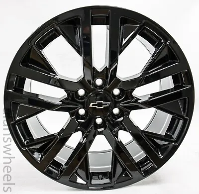 4 NEW Chevy Silverado Suburban Tahoe Avalanche Gloss Black 22” Wheels Rims 5903 • $1395