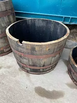 Reclaimed Oak Whiskey Barrel - 1/2 Size • £40