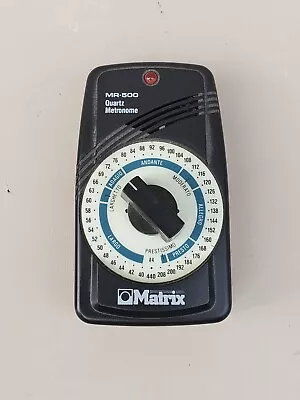 Matrix Mr500 Quartz Metronome W/ Light And Sound • $19.95