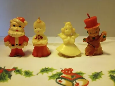 4 Vintage Gurley Christmas Candles  • $18