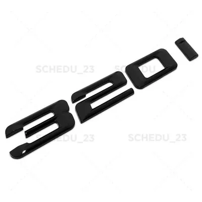 New 320i Letter Logo Emblem Car Trunk Lid M Power Series Performance Gloss Black • $12.99