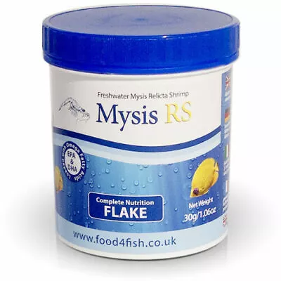 Mysis RS Flake Complete Nutrition Marine Aquarium Food 30G • £10.45