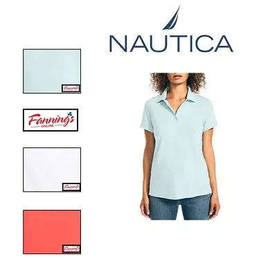 Nautica Ladies' Short Sleeve Polo | D12 • $20.93