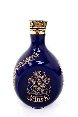 John Haig Pinch Bottle Royal Blue And Gold - 8.5  Tall Excellent Condition • $2.51