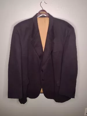 S. Cohen Montreal Franco Mens Sport Coat Blazer Jacket Black B1 • $14.97