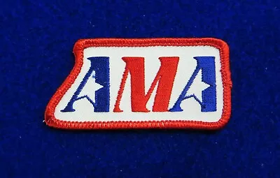 Vintage 3  AMA (American Motorcyclists Assoc) Sew-On Patch (New) • $8.50