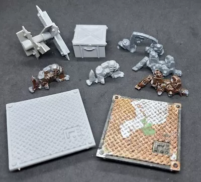 Warhammer 40k Gothic Ruins Tank Blockades Scenery Terrain Games Workshop Job Lot • $1.23