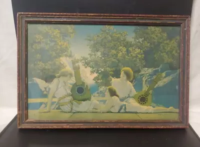 Maxfield Parrish Fig. 100. Interlude OR  Lute Players House Of Art N.Y. 1920's • $45.99