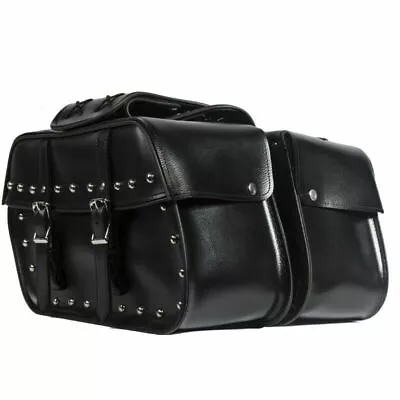 $106.98 • Buy Yamaha V Star Classic 650 1100 1300 Waterproof Saddlebags Easy Removal 2pc 