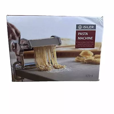 Pasta Machine ISILER 9 Adjustable Thickness Pasta Maker • $25