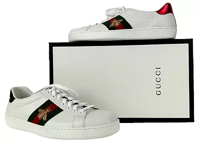 Gucci NIB Auth Men MIS MATCH SZ 10 10.5 US 9.5 10 UK 43.5 Bee Ace Sneakers Shoes • $347