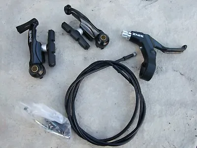 SINZ BMX V-Brake Compatible Kit Mini Includes Lever Cable And Brake Black • $64.99