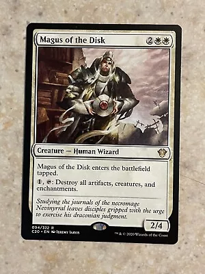 MTG NM  Magus Of The Disk [Commander 2020] • $1.88