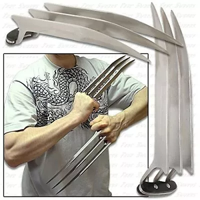 X-Men Wolverine Claws Pair TV Film Game Replica Blades Knives Swords • $40.99