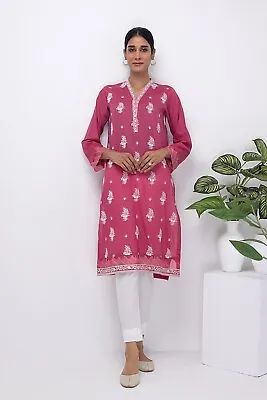 Lakhany 01 Piece Ready To Wear Dyed Embroidered Shirt - LSM-3227 • £32.99