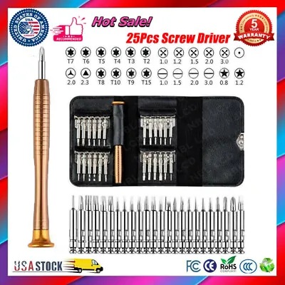 Screwdriver Set Torx Tools For MacBook Air Pro IPhone PC Tablet Laptop 25 In 1 • $5.39