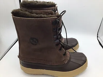 Eddie Bauer Boots Women's Size 8 Ridgeline Leather Snow Duck Boots • $30